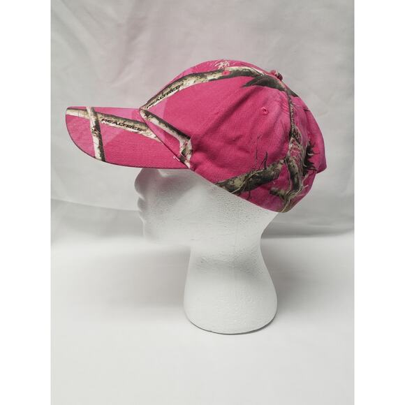 RealTree Pink Camo Kati One Size Fits All Adjustable Flex Strap Strap Hat - Picture 2 of 6